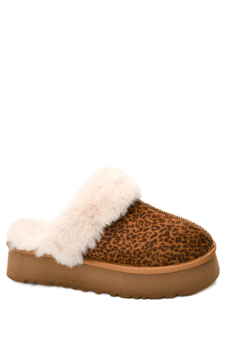 Mini Leopard Cuddle Up Slipper