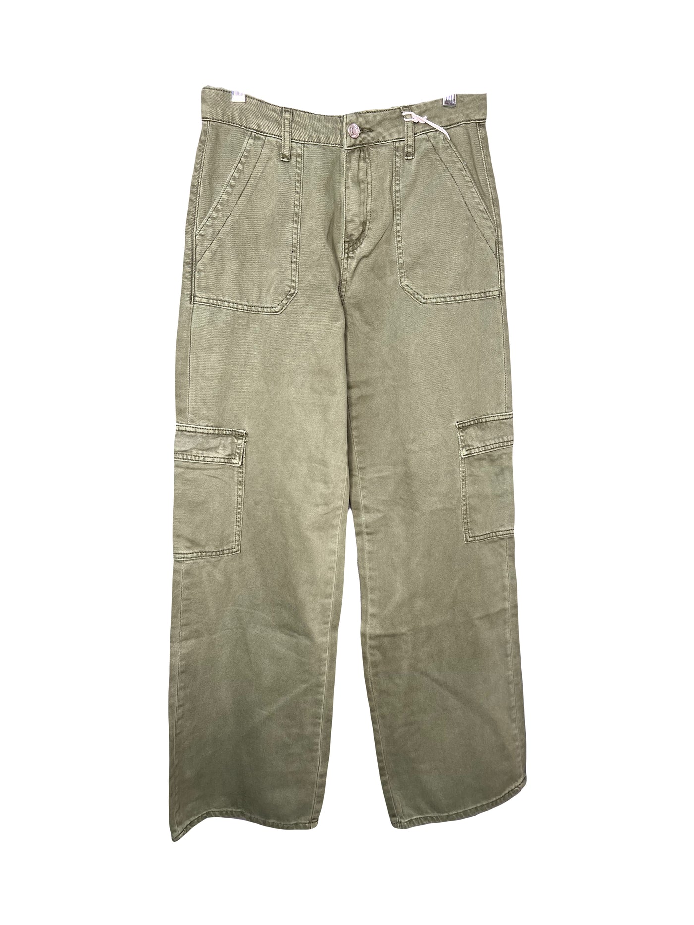 Thyme High Rise Utility Cargo Wide Jean