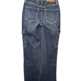 High Rise Wide Cargo Jean
