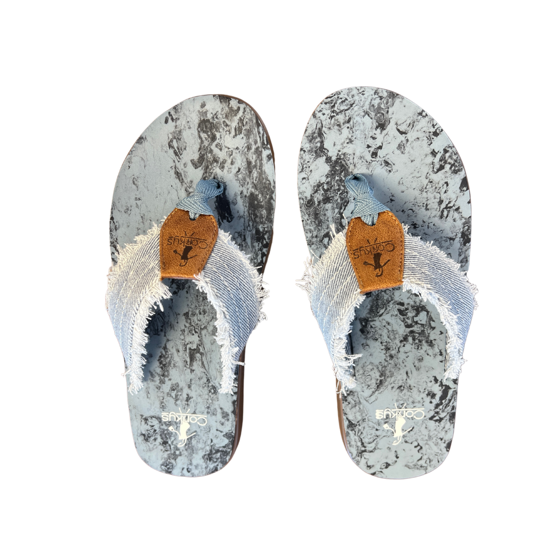 Shaved Ice Denim Flip Flop