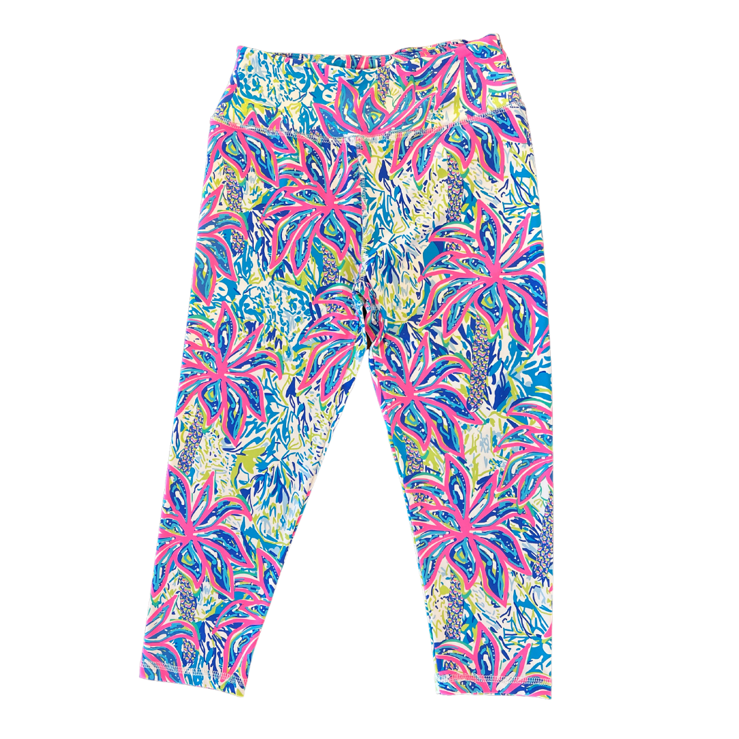 Bright Color Palm tree Print Leggings