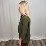 Spruce Solid Airflow Ruched Top
