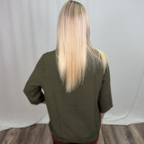 Spruce Solid Airflow Ruched Top
