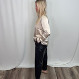 Arden Pleather 25" Wide Crop