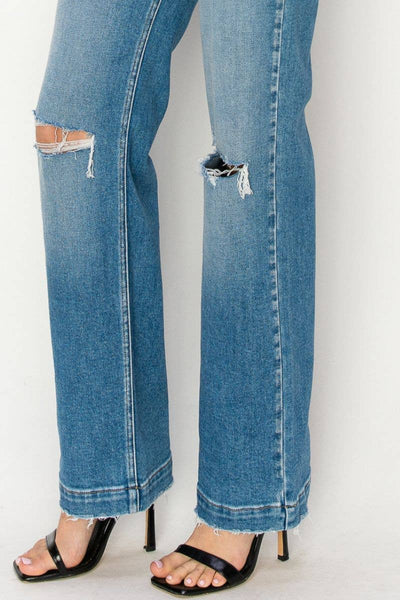 HIGH RISE STRAIGHT LEG JEANS: 3 (25)
