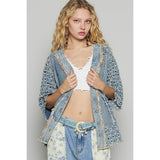 Short Sleeve Denim Twill Jacket
