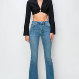 HIGH RISE FLARE JEANS: 13 (30)