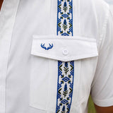 Bluebonnet Guayabera Polo