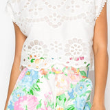 Garden Print Shopper Bag Shorts