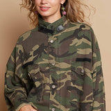 semi-cropped camo jacket