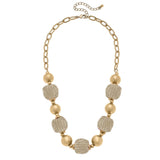 Barbados Raffia Bead Necklace