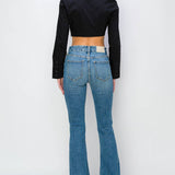 HIGH RISE FLARE JEANS: 13 (30)