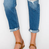 HIGH RISE TAPERED LEG JEANS: 3 (25)
