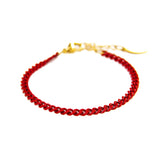 Red Game Day Bracelets &  Necklaces: MATTE RED FLAT TWISTED CUFF