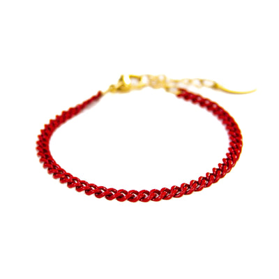 Red Game Day Bracelets &  Necklaces: RED CHUNKY BRACELET