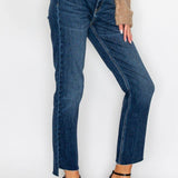 PLUS - TUMMY CONTROL HIGH RISE STRAIGHT JEANS: 18 (33)