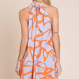 halter neck short sundress