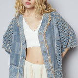 Short Sleeve Denim Twill Jacket