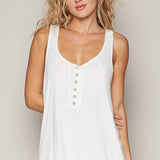 sleeveless knit top
