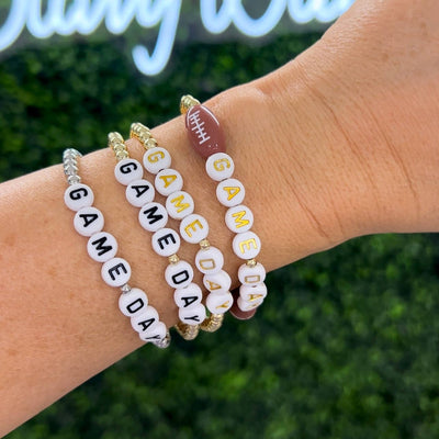 Red Game Day Bracelets &  Necklaces: RED CHUNKY BRACELET
