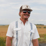 Bluebonnet Guayabera Polo