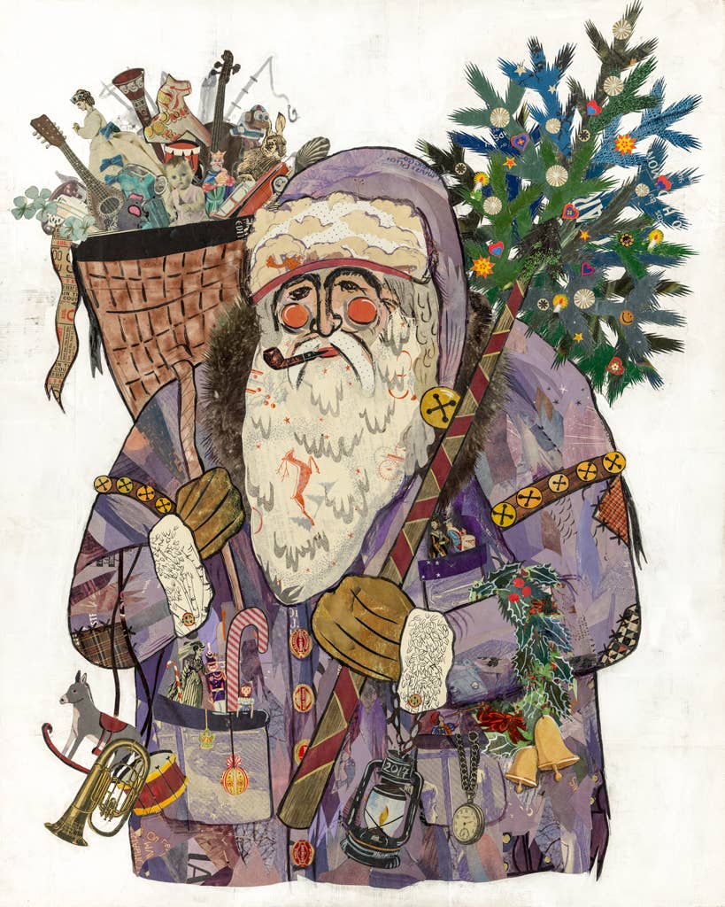 SANTA CLAUS 16 X 20