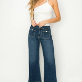 HIGH RISE CROP PALAZZO JEANS: 1 (24)