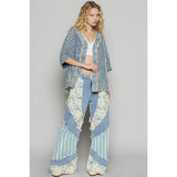 Short Sleeve Denim Twill Jacket