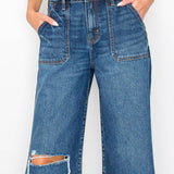 ULTRA HIGH RISE RELAXED FLARE JEANS: 15/31