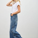 Plus High Rise Wide Leg