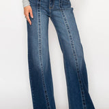 Tummy Control High Rise Relaxed Flare Jeans