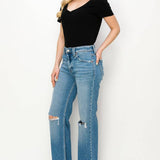 HIGH RISE STRAIGHT LEG JEANS: 15 (31)