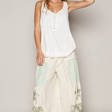 sleeveless knit top