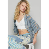 Short Sleeve Denim Twill Jacket