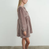 CORDUROY BABYDOLL DRESS