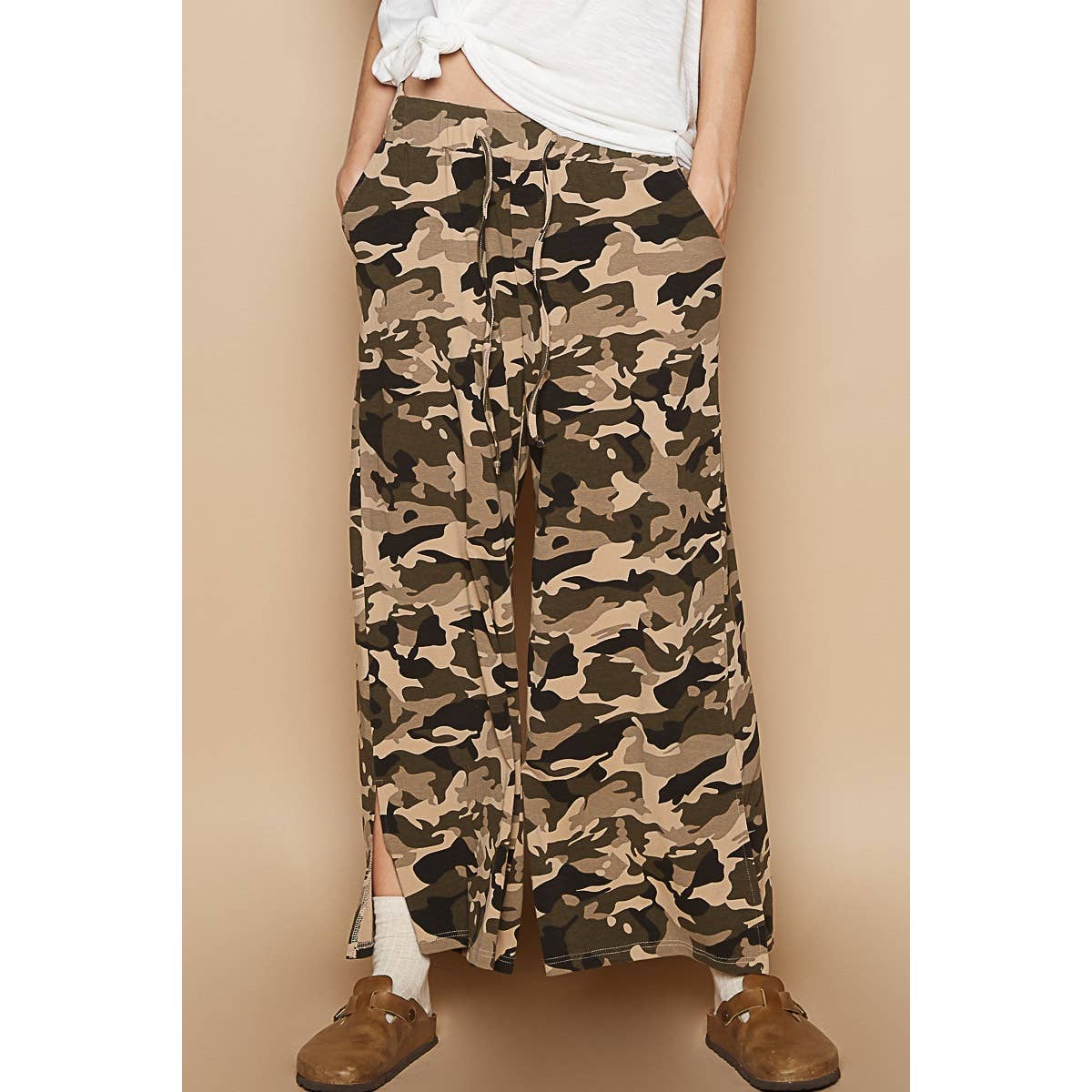 Camo Stretch Casual Pants