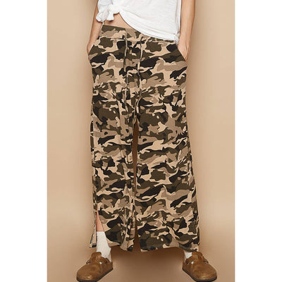 Camo Stretch Casual Pants