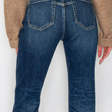 PLUS - TUMMY CONTROL HIGH RISE STRAIGHT JEANS: 16 (32)