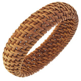 Celeste Wicker Bangle in Natural