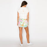 Garden Print Shopper Bag Shorts