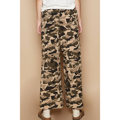 Camo Stretch Casual Pants