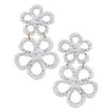 Tahiti Raffia Statement Earrings