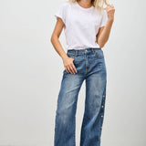 Plus High Rise Wide Leg