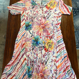 Pink Short Sleeve Dress