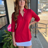 Crimson Travel Tunic