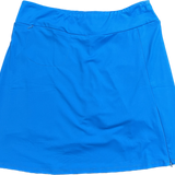 Seaglass Blue Zip Skort