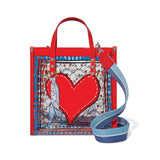 STRIPED LOVED GWP VINYL TOTE