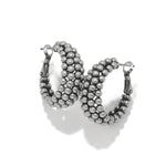 Pretty Tough Blossom Hoop Earrings