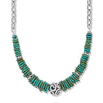 Contempo Sonora Verde Blue Disc Necklace
