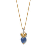 One Heart Duo Heart Petite Necklace